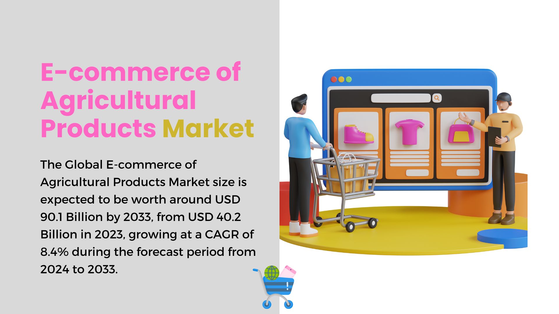 E-commerce of Agricultural Products Market to Hit USD 90.1 Bn by 2033