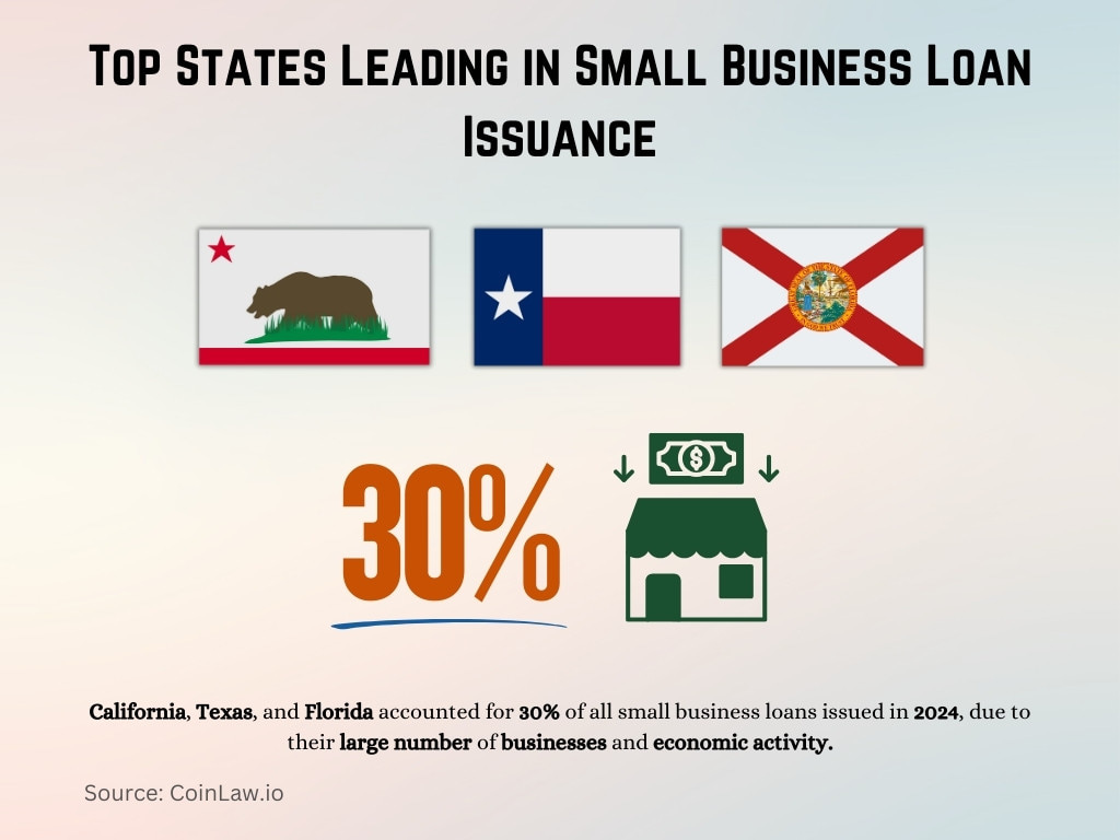 Top States Leading in Small Business Loan Issuance