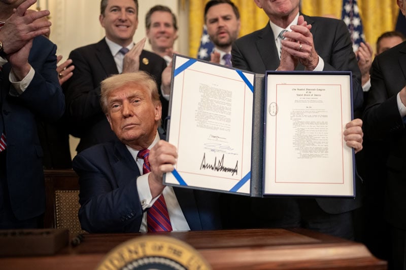 Trump Signing Bill