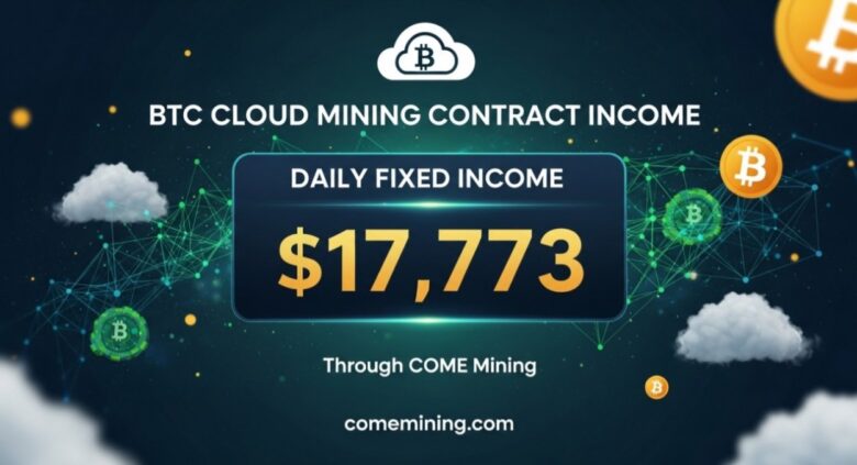 BTC cloud mining contract income: Through COME mining, the maximum daily income can reach $17,773