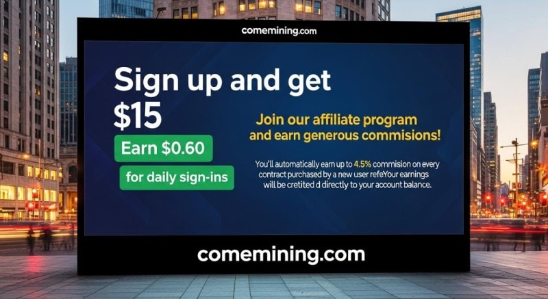 Come Mining Affiliate Program