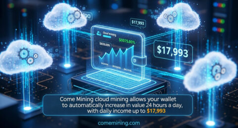 Come Mining Cloud Mining Allows Your Wallet To Automatically Increase in Value 24 Hours a Day, With Daily Income up to $17,993