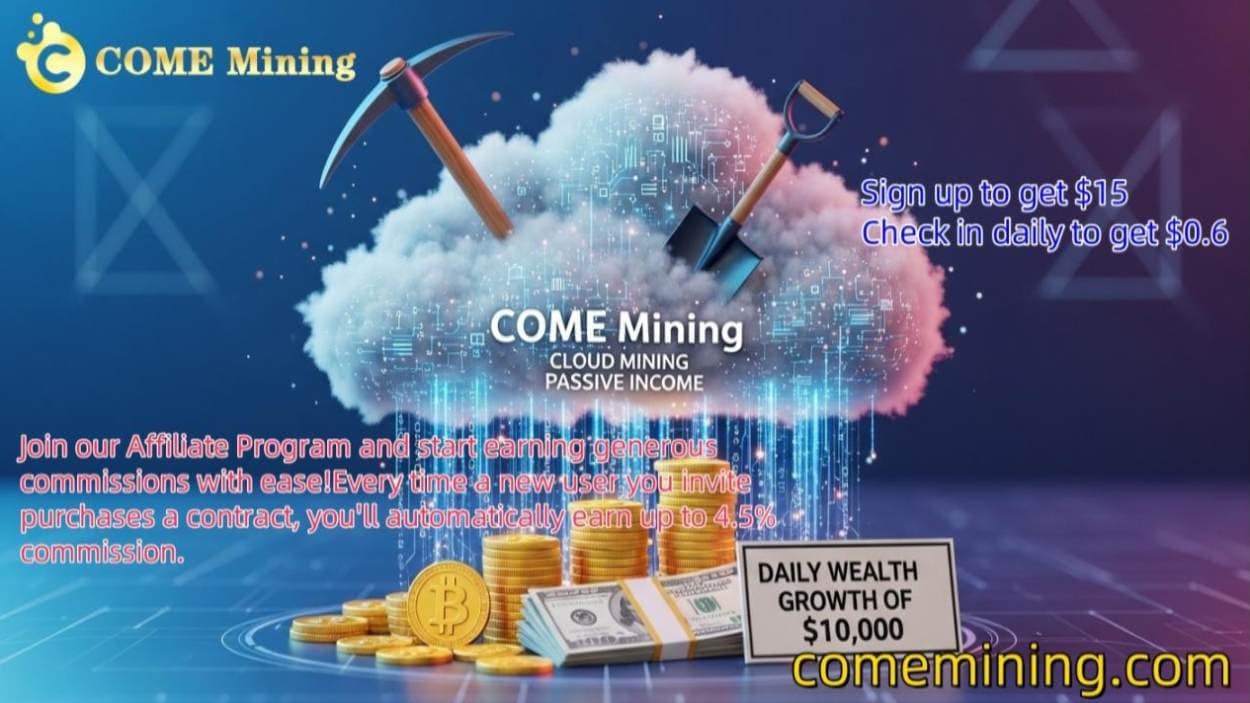 Come Mining Passive Income