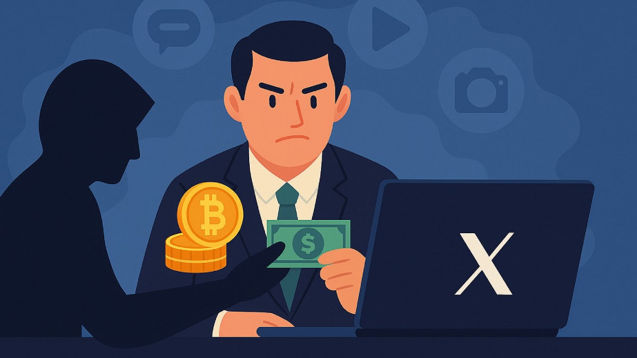 X Announces Investigation On Crypto Bribery Of Employees