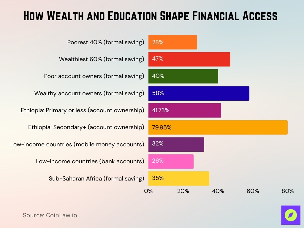 How Wealth And Education Shape Financial Access