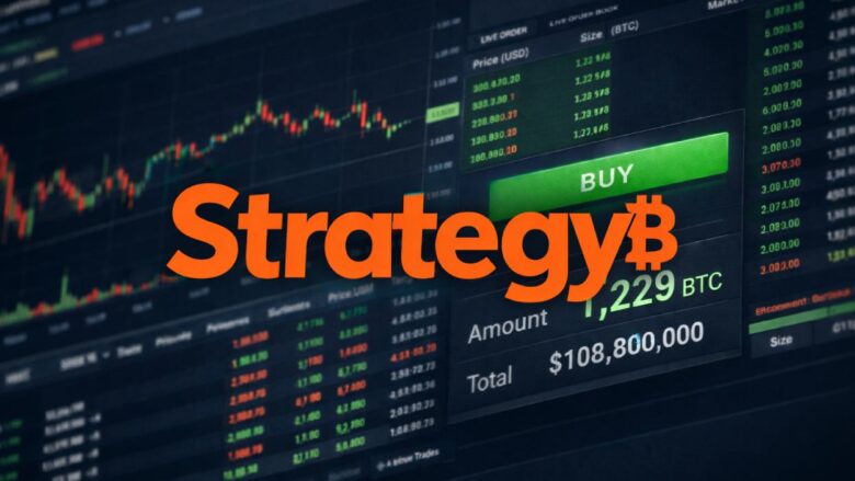 Strategy Buys 1,229 BTC as Market Slips Toward Year-End Loss