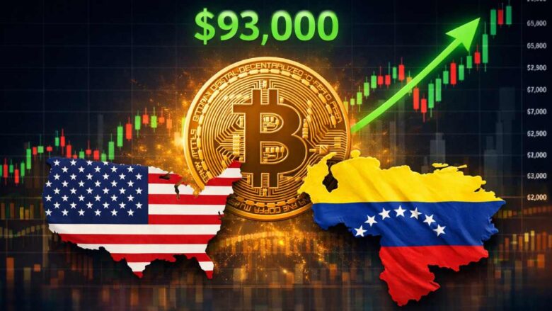 Bitcoin Soars Past $93K as Trump Captures Maduro and Eyes Venezuela’s Oil