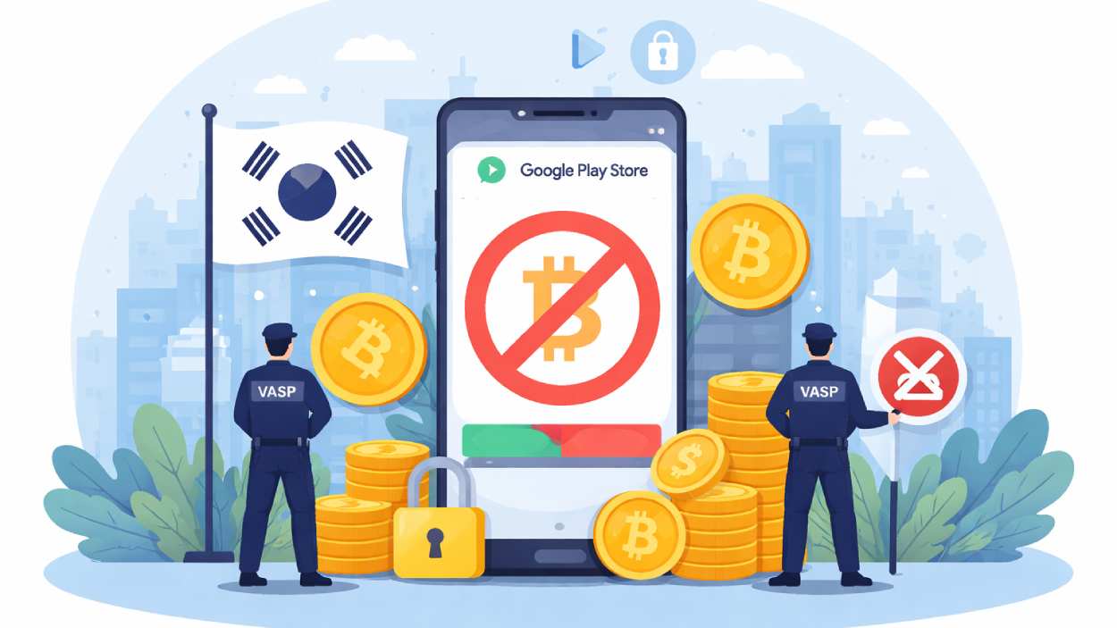 South Korea Blocks Unlicensed Crypto Apps On Play Store