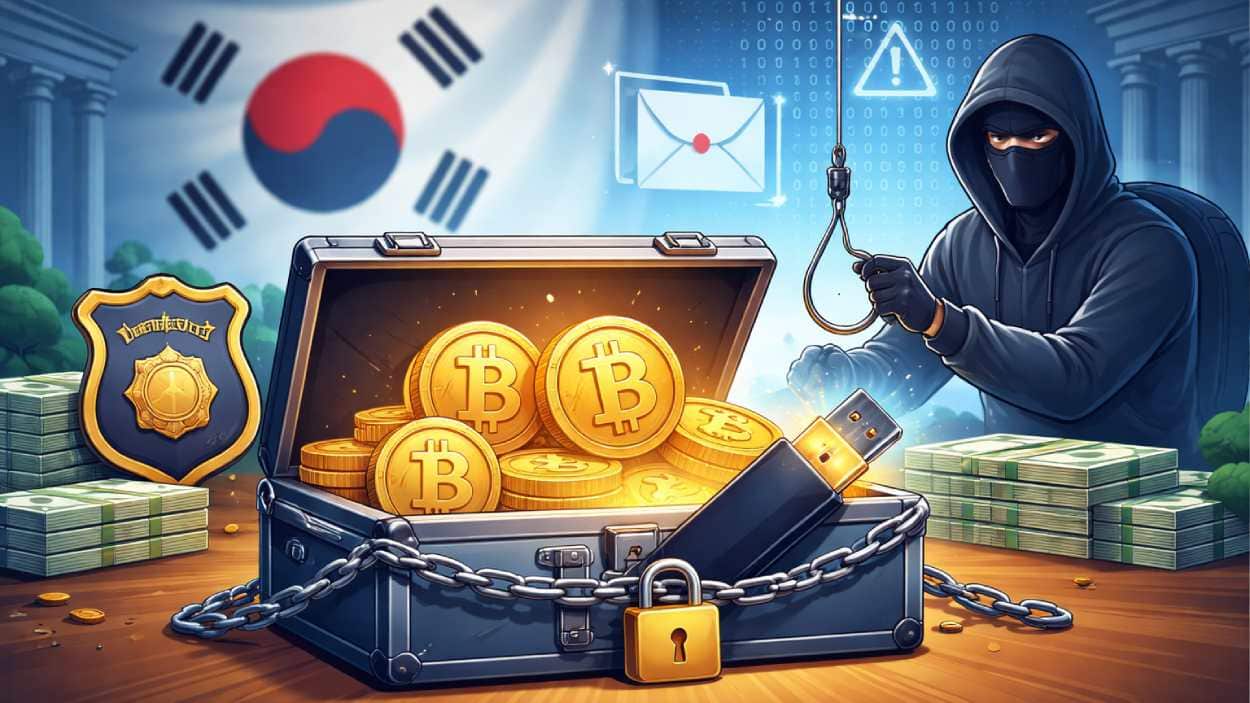 South Korean Authorities Face Phishing Attack On Seized Bitcoins