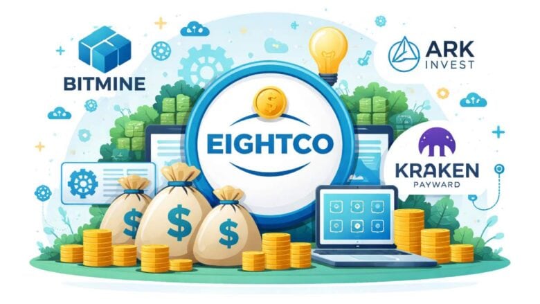 Eightco Gets $125M Funding From Bitmine, ARK, Payward