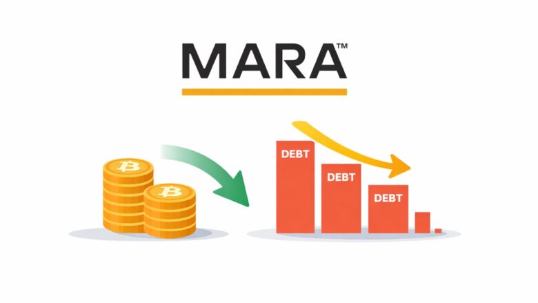 MARA Sells Bitcoin to Cut $1B Debt, Stock Jumps 10%