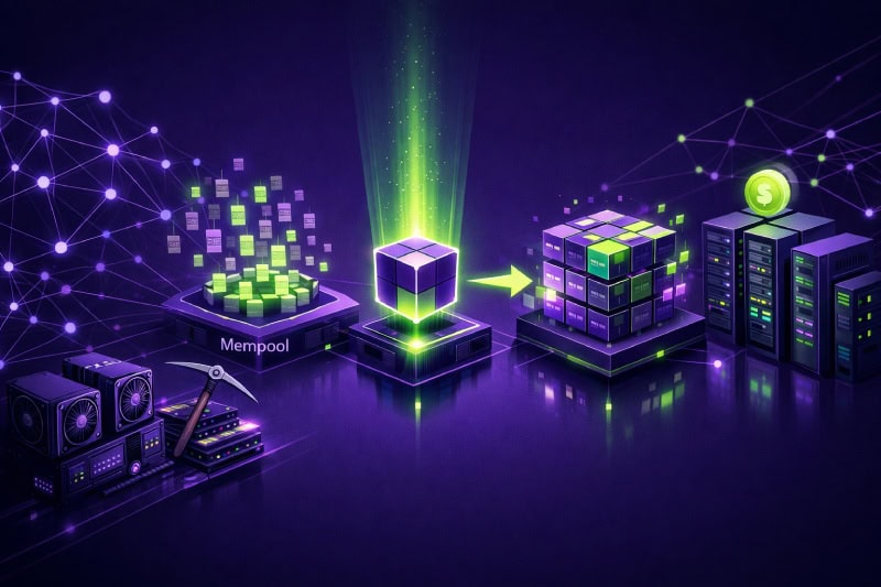 Blockchain network and block creation process
