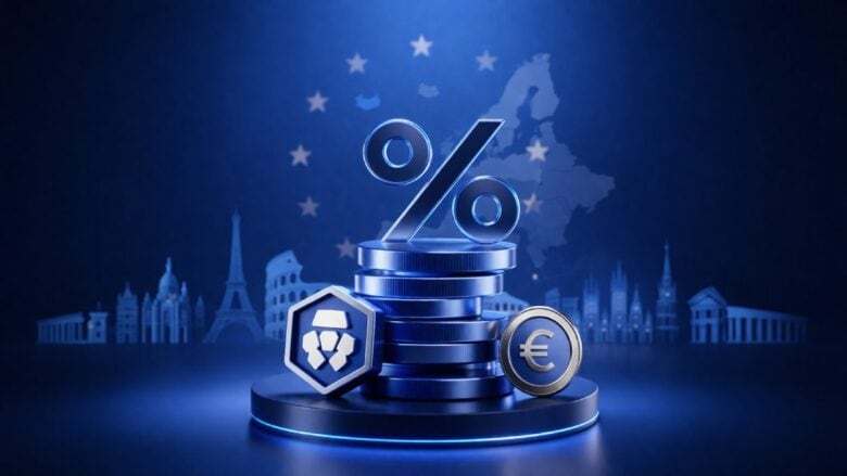 Crypto.com Rolls Out Euro Cash Yield Program Across Europe