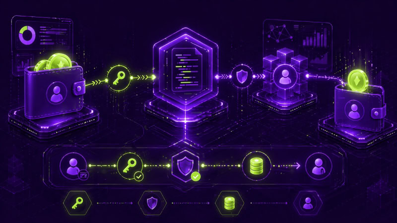 Crypto transfer workflow in tech