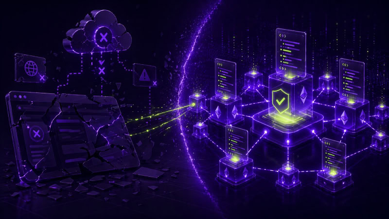 Decentralized resilience vs. broken cloud