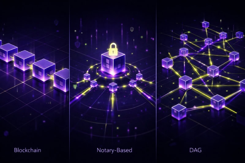 Distributed ledger models comparison