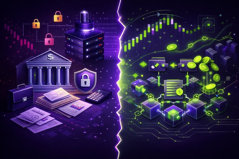 Finance transformation: traditional vs decentralized