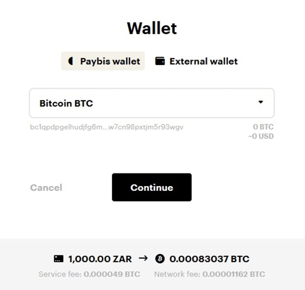 Provide Wallet Address