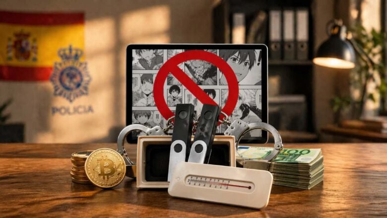 Spain Busts Manga Piracy Site, Seizes €400K Crypto