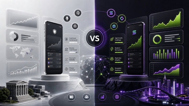 Crypto vs challenger a high-tech battle