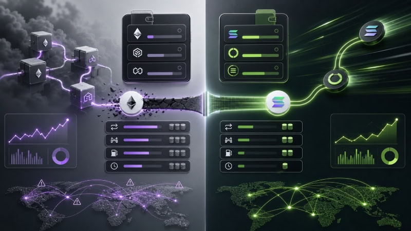 Expensive vs fast blockchain transaction comparison