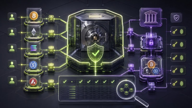Futuristic Crypto Security Network Visualization