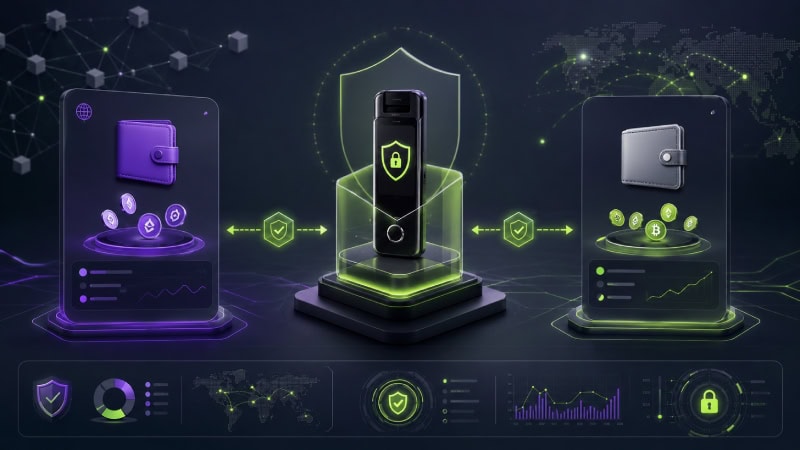 Secure Crypto Flow In Neon Grids