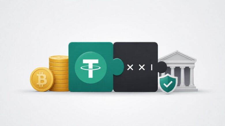 Tether Buys SoftBank Stake in Twenty One Capital