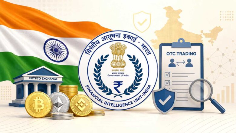 India FIU Cracks Down on Crypto OTC Trades Above $10K