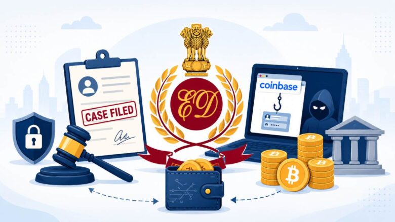 India’s ED Files Case in $20M Coinbase Crypto Heist