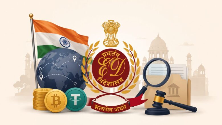 Indian Crypto Firms Face ED Action Over ₹2,500 Crore Transfers