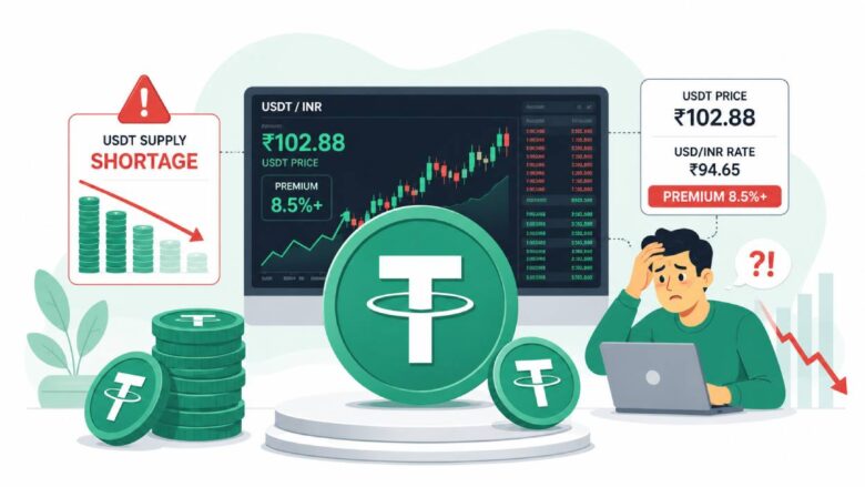 USDT Premium Jumps 8.5% in India After Enforcement Push