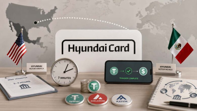 Hyundai Card Completes 7 Minute Stablecoin Transfer