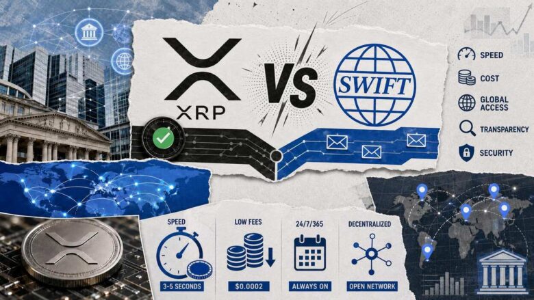 XRP vs SWIFT Statistics Speed Cost and Network Reach
