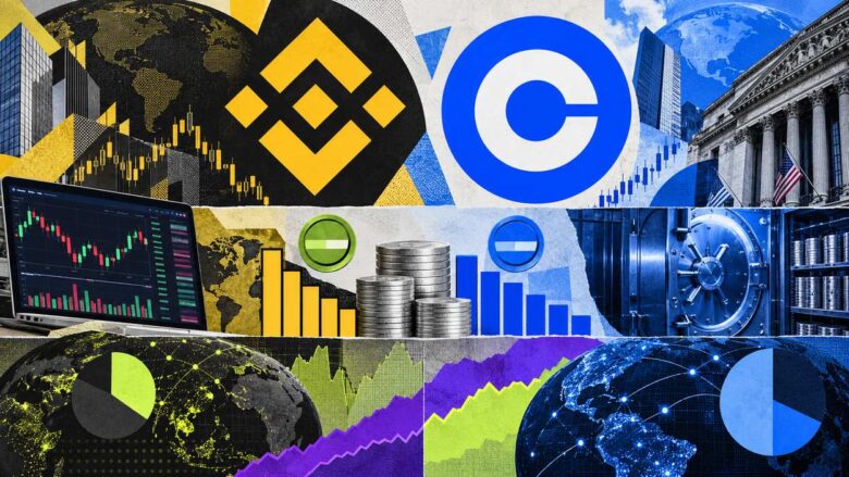 Binance vs Coinbase Statistics Share Users and Fees